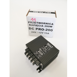 Elektroniczna przetwornica napięcia 24V DC/12V DC PRO 200